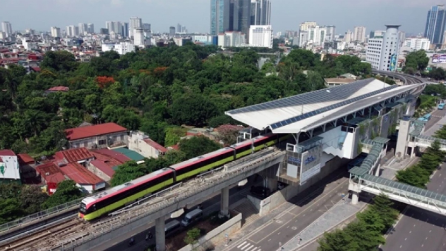 Nhon-Hanoi Station metro line to begin commercial operation this week